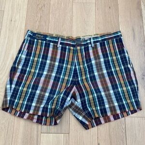 NWT Polo Ralph Lauren Madras Plaid Shorts
